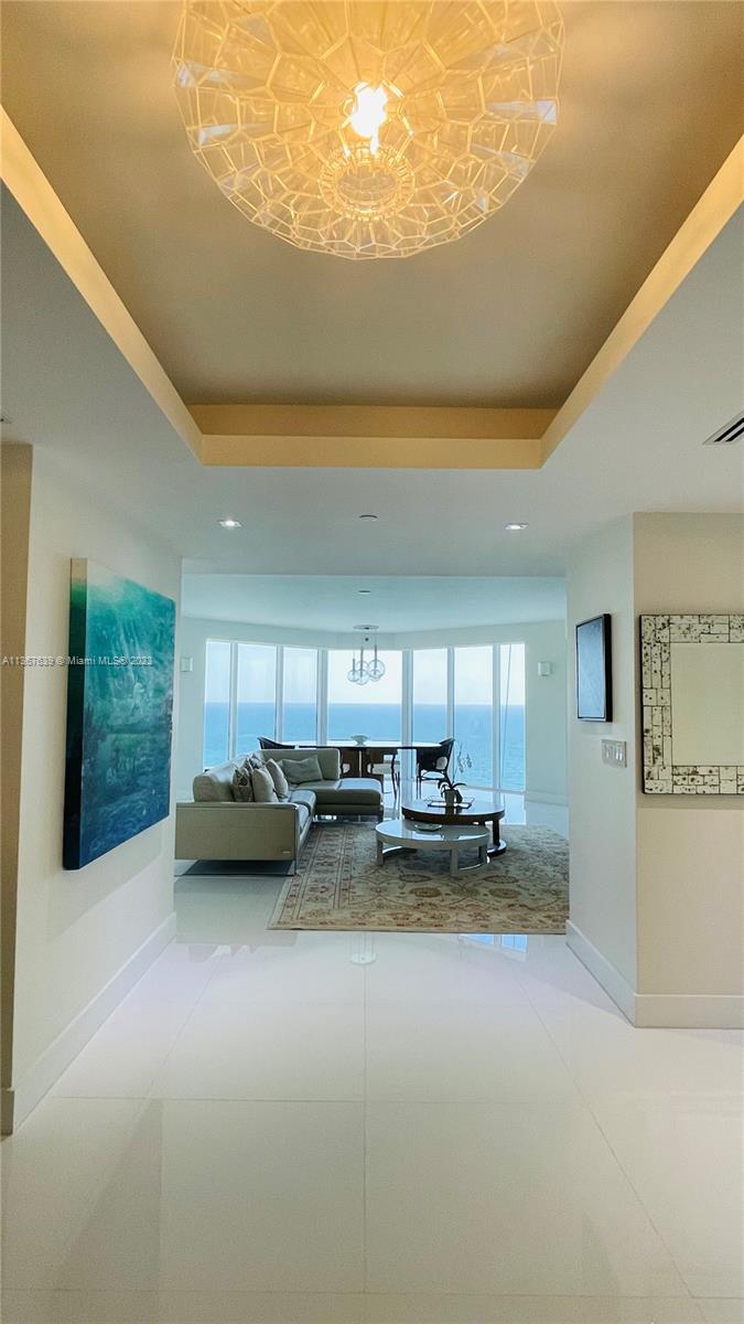 Located in Ocean Two Condo in Sunny Isles Beach, this spacious 3 Bed, 4.5 Bath is located on the 20th floor featuring a breathtaking ocean view. With 2,665 sq ft of light and modern living area, it also boasts two large balconies overlooking the pool and ocean. Along with modern kitchen and bathroom features, designer walk-in closets in the master bedroom, spectacular views from the master, kitchen, dining area and living room, this condo also offers the convenience of two premier garage parking spots and private elevator foyer entry.
Amenities: Private beach, restaurant, beach & pool service, heated pool, hot tub, spa with sauna & steam, massage room, billiard room, two story gym, two tennis courts, kids playroom, dog park, concierge services, and 24 hour front desk security & valet.