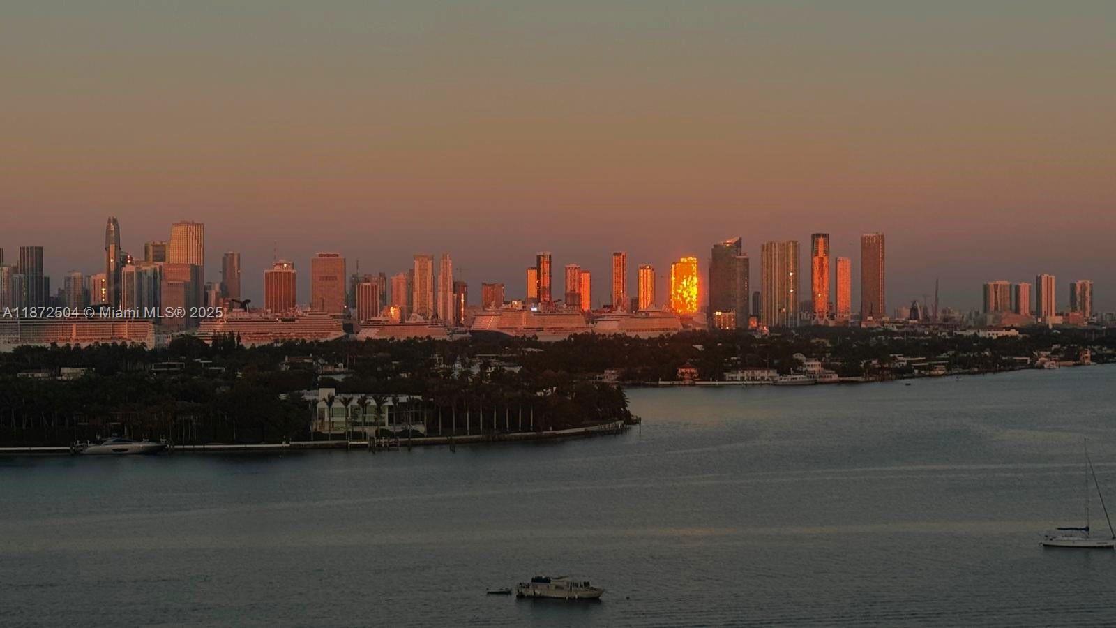 COMPLETELY RENOVATED and MODERN, 1BR and 1BA unit with Breathtaking Bay and Skyline Views on South Beach. This FURNISHED unit has high-end finishes, top-of-the-line appliances, and an open kitchen with an in-unit Washer and Dryer. 24-Hr Concierge and Security. Rent Includes Parking, Cable, Internet, Hot Water, and Trash Removal. The Mirador 1000 is a full-amenity building with a newly renovated pool deck. It is within walking distance of Whole Foods, Walgreens, Restaurants, Lincoln Rd, and Ocean Drive. Within 15 minutes of Downtown Miami, MDC Arena, Museum Park, MIA, Design District, and Wynwood. The unit may be rented for 6 months to 1 year. It is a Waterview Oasis. You do not want to miss out on this unit. CALL TODAY for YOUR Private Showing.