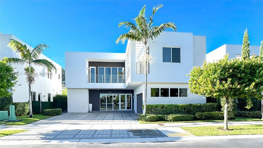 ELEGANTE MODERN HOME FOR SALE MOVE IN READY, FULLY SMART RESIDENCE FEATURING 5 BEDROOMS & 5 FULL BATHROOMS, DESIGNED WITH A SOPHISTICATED BLEND OF MODERN AND ELEGANT FINISHES WITH BALCONIES OFFERING SERENE VIEWS & NATURAL LIGHT, CONTEMPORARY WALLPAPER ACCENTS & ELEGANT CURTAINS, STAINLESS STEEL STAIR RAILING FOR A SLEEK MODERN TOUCH. INTEGRATED LIGHT SYSTEMS ENHANCING AMBIENCE IN EVERY ROOM, FULLY SAMRT HOME TECHNOLOGY CONTROL LIGHTING,TEMPERATURE AND MORE WITH EASE. HIGH END APPLIANCES INCLUDED MODERN KITCHEN SETUP, CUSTOMS-BUILT FULLY FURNISHED CLOSETS IN ALL BEDROOMS. PRIVATE SWIMMING POOL PERFECT FOR RELAXING O ENTERTAINING.
GARAGE PARKING FOR 2 CARS PLUS ADDITIONAL OUTDOOR SPACE FOR 5 VEHICLES
THIS EXQUISITE PROPERTY IS AVAILABLE FOR IMMEDIATE OCCUPANCY IF YOU WANT LUXURY & COMFORT.
