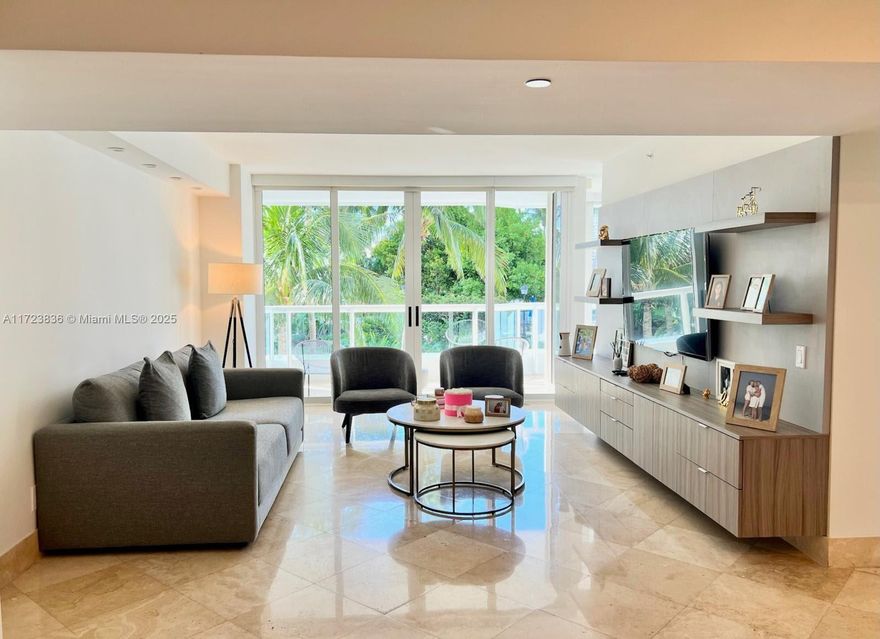 This beautifully renovated 3-bedroom, 2-bathroom condominium is a true gem, showcasing model-like perfection throughout. With top-of-the-line upgrades, the property features a fully remodeled kitchen, bathrooms, and laundry room. The spacious living areas offer serene views of lush gardens and a sparkling pool, creating a tranquil ambiance. Additional highlights include a large private balcony, hurricane shutters for peace of mind, and meticulous attention to detail in every room. 
Residents of The Point enjoy unparalleled luxury, with exclusive amenities such as a state-of-the-art spa and fitness center, tennis courts, three pristine pools, an outdoor café, BBQ areas, and 24-hour concierge and valet services. Walking distance to the Waterways Shoppes, Marina and Houses of worship.