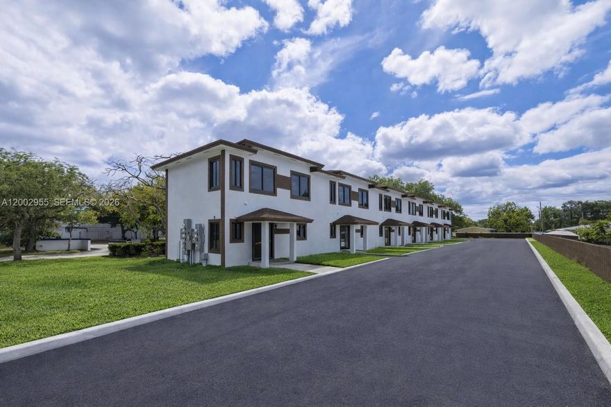 Ideal for investors seeking scale, efficiency, and strong rent-driven upside in a new construction asset. Rare chance to secure a new construction 6-townhome income-producing asset on 1 folio in one of Broward’s strongest rental corridors. Each townhome offers 3 bedrooms, 2.5 bathrooms, and approximately 1,406 SF with independent utilities, creating an efficient and highly desirable investment setup. Designed for today’s rental market, this property offers the appeal of new construction, low maintenance, and strong income potential in a high-demand location. Excellent access to Griffin Rd, Fort Lauderdale-Hollywood International Airport, major highways, beaches, and Hard Rock Hotel & Casino adds to the long-term rental and resale attractiveness. A compelling opportunity for investors seeking a stabilized-style new construction play with strong future cash flow potential. Seller will deliver Certificate of Occupancy (CO) at or prior to closing.
Note: Due to landscaping and asphalt driveway work not yet being completed, some marketing images have been enhanced with AI to illustrate the projected finished appearance.