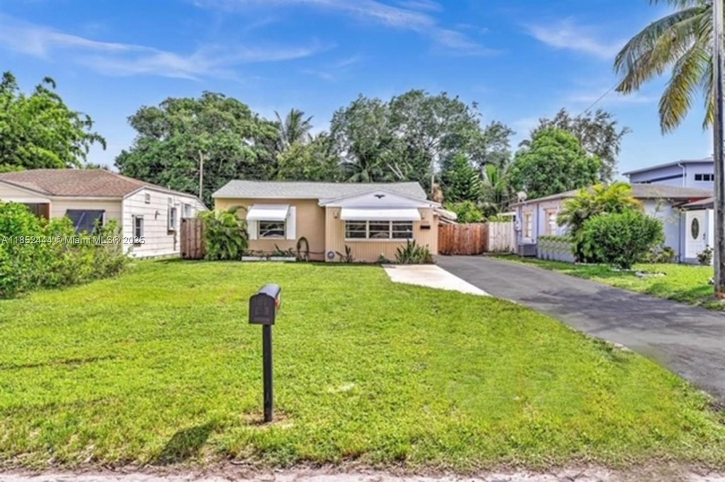 Charming home in a well-established neighborhood! This 3-bedroom, 2-bath property features updated flooring, fresh interior paint, and a refreshed kitchen with newer cabinets and countertops. The home offers a spacious layout with lots of natural light, central heat & air, and laundry w/ washer and dryer. Conveniently located near to las Olas, beaches, schools, shopping, and major highways. Perfect for tenants seeking a clean and comfortable home with recent updates. Pets' negotiable with additional deposit.