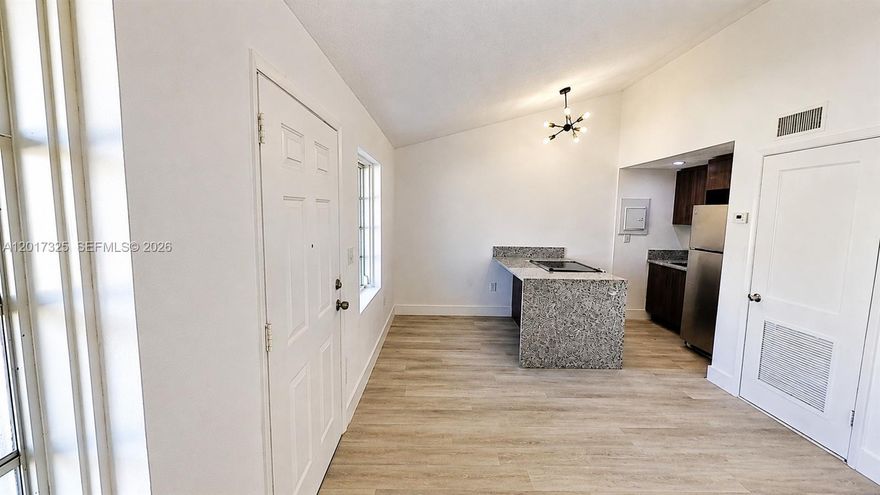 Beautiful completely remodeled 1-bedroom, 1-bathroom apartment located in a prime Miami location. This modern unit features a fully renovated kitchen with refrigerator and microwave, plus a dedicated parking space. Conveniently located just minutes from Brickell, restaurants, shopping centers, schools, and major highways. Perfect for tenants seeking comfort, style, and easy access to everything Miami has to offer.