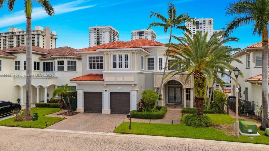 Welcome to your dream waterfront home! This captivating two-story waterfront estate, offers intercoastal water views, no fixed bridges and ocean access. With over 4,200 sq ft of pure elegance, this residence boasts marble floors, soaring ceilings, some furniture, 85" TVs, Bose sound, and a chef's kitchen—perfect for entertaining. The master suite features a private balcony, and the backyard oasis includes pool and jacuzzi. Boaters will love the private 65" dock and a 14,000lb boat lift. Meticulously maintained, this family home in a spectacular neighborhood offers a seamless blend of luxury and comfort. Your waterfront paradise awaits; seize the opportunity to make this extraordinary property your own.