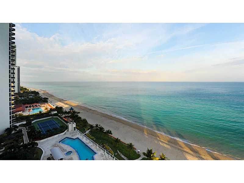 This stunningly original custom designed 2-story condo features magnificent details and craftsmanship. Rare 5BR en suite, 2HB, double unit (1108/1208) with over 5,300 sq. ft. of awe-inspiring panoramic oceanfront views. Largest kitchen in building. Unit i s being offered fully furnished excluding art work and other select items. Other facets includes, Home Office, Media Room, Den, and 4 deeded parking spots. Timeless interior design renders a decor that caters to your most discerning tastes.