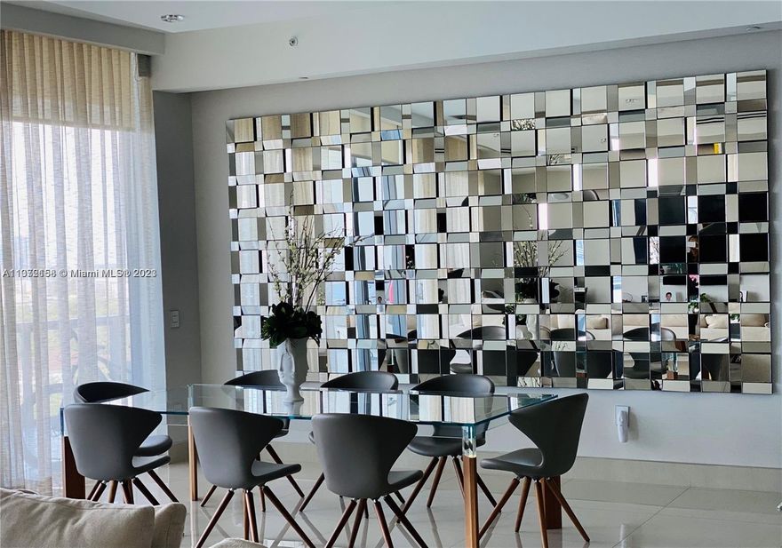 BEAUTIFUL SPACIOUS 4 BEDROOMS + MAIDS QUARTER UNIT IN THE PRESTIGIOUS ECHO CONDOMINIUM WITH UNOBSTRUCTED WATER AND CITY VIEWS IN THE HEART OF AVENTURA!  MODERN KITCHEN WITH ITALIAN CABINETRY, SUBZERO & WOLF APPLIANCES, BUILT-IN COFFEE & EXPRESSO MACHINE, MIDNIGHT BAR IN MASTER SUITE, OVERSIZED SOAKING TUB, OVERSIZE BALCONY WITH SUMMER KITCHEN. HIGH CEILINGS THROUGHOUT THE UNIT. 2 ASSIGNED PARKING SPACES PLUS VALET, PRIVATE ELEVATOR TO THE UNIT.