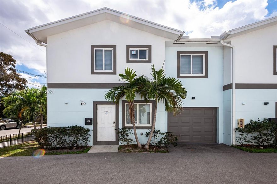 FULLY-FUNCTIONING, TURNKEY, LICENSED SHORT-TERM RENTAL 3 BED/2.5 BATH RESIDENCE CLOSE TO LAS OLAS BLVD!! NO HOA!! BUY THE PROPERTY & YOU WILL ALSO GET A FUNCTIONING SHORT-TERM RENTAL BUSINESS SAVING YOU A LOT OF TIME & EFFORT IF LOOKING FOR A SHORT-TERM RENTAL PROPERTY. PROFESSIONALLY MANAGED BY AIRBNB SUPERHOST. GREAT OPPORTUNITY TO BUY ONE OR 2 SHORT-TERM RENTAL PROPERTIES AS THE ADJACENT PROPERTY IS ALSO FOR SALE. KEEP THE CURRENT AIRBNB SUPERHOST PROPERTY MANAGER OR USE YOUR OWN. SALE INCLUDES FUTURE BOOKINGS & ALL FURNITURE AND ACCESSORIES. PROPERTY IS A TWIN-HOME STYLE STRUCTURE ONLY ATTACHED BY ONE WALL TO THE PROPERTY NEXT DOOR.  ONLY 3 YEARS OLD FOR WORRY-FREE OWNERSHIP AND LOW-COST PROPERTY INSURANCE. QUARTZ COUNTER TOPS AND STAINLESS STEEL APPLIANCES. PORCELAIN TILES IN THE FIRST FLOOR AND VINYL LAMINATE FLOORING ON THE SECOND FLOOR. 1/2 BATH ON THE FIRST FLOOR FOR GREATER CONVENIENCE. ALL 3 BEDROOMS ARE UPSTAIRS FOR MAXIMUM PRIVACY. UPSTAIRS LOFT FOR GAMING OR REMOTE WORKING. 1-CAR GARAGE WITH WASHER, DRYER AND ARCADE GAME. ADDITIONAL ASSIGNED PARKING SPACE OUTSIDE AS WELL AS GUEST SPACES. GREAT NEIGHBORHOOD WITH MUCH NEW CONSTRUCTION NEARBY, INCLUDING THE ADDERLY CONDO. ONLY 5 MINUTES TO ALL THE RESTAURANTS AND LOUNGES ON LAS OLAS BLVD. EAST OF I-95 AND CLOSE TO THE AIRPORT AND BEACHES  FOR ULTIMATE CONVENIENCE. PERFECT FOR PRIMARY OCCUPANTS, SECOND HOME OR INVESTORS! LOW DOWN-PAYMENT FINANCING (3%-5%) IS ALSO POSSIBLE FOR PRIMARY RESIDENCE OCCUPANTS. NO HOA FEE!