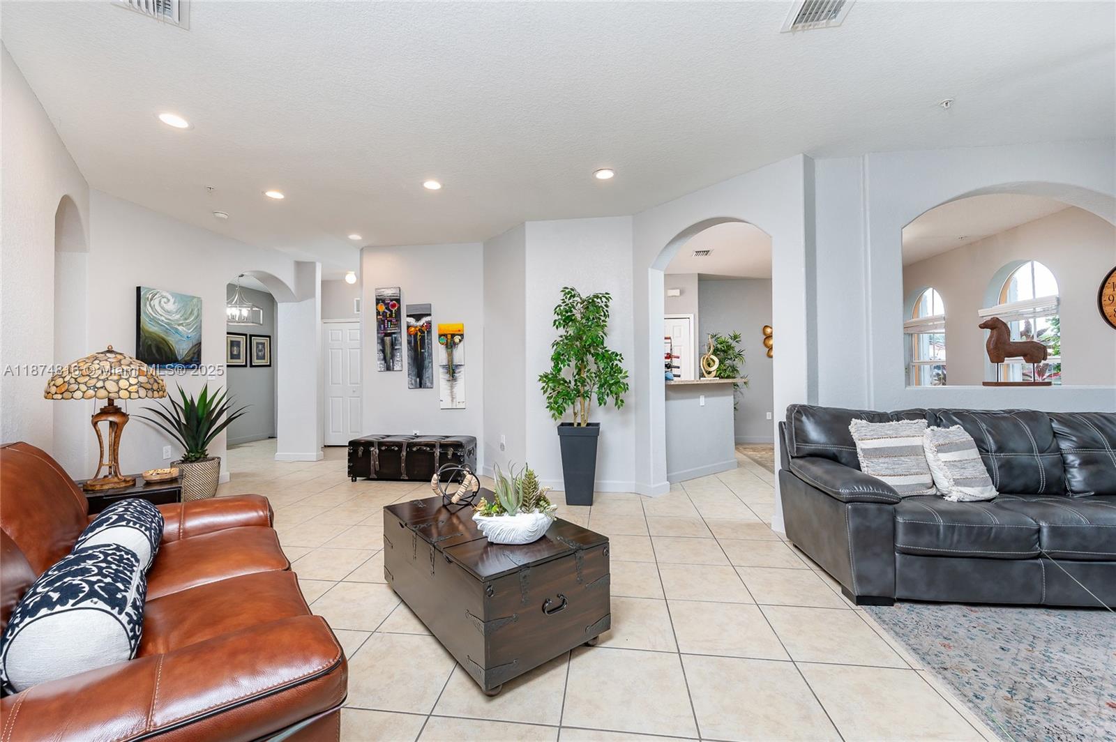 Beautiful and completely turnkey 3BR/2.5BA condo in gated Las Sevillas community with serene lake views. This exceptionally well maintained & spacious 1,490 sq. ft. corner unit features ceramic tile throughout, comfortable primary suite with ample closet space, bright kitchen with stainless steel appliances and nice outdoor space. Community offers pool, clubhouse, walking trails, and lush green areas. Enjoy 2 assigned parking spaces plus guest parking. Prime Fontainebleau location near FIU, Dolphin & International Malls, Miami Intl Airport, top restaurants, and major highways. Move-in ready home or excellent investment in a high-demand area.