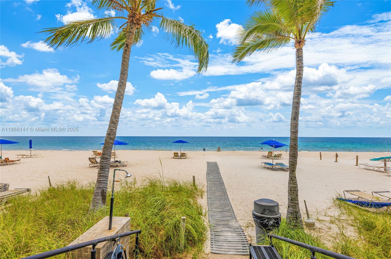 Renovated and beautifully furnished beachfront condo with ocean view. Move right in and enjoy living on the beach. This clean unit is exceptional- nothing like it at this price. This is the right unit for people who enjoy clean and high quality living. Building has beachfront pool & hot tub, tennis courts, social room, card room and more. Located directly across the street from a supermarket, restaurants, stores and more. Nothing like this available at this price, has 1 garage parking spot too! No pets allowed and No smoking allowed.Concrete work should be completed in November 2025.