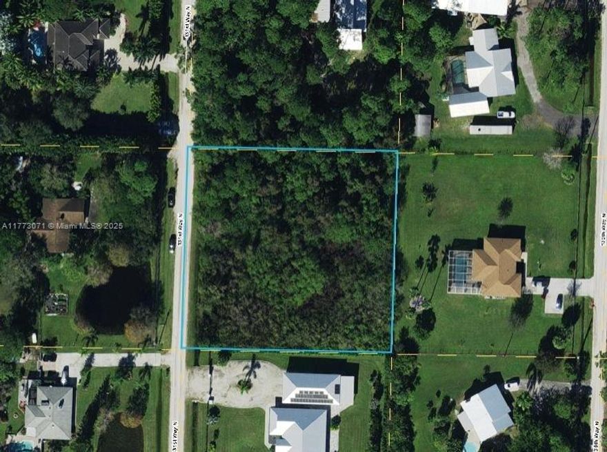 LAST ACRE LOT IN THIS SECTION OF  JUPITER FARMS
