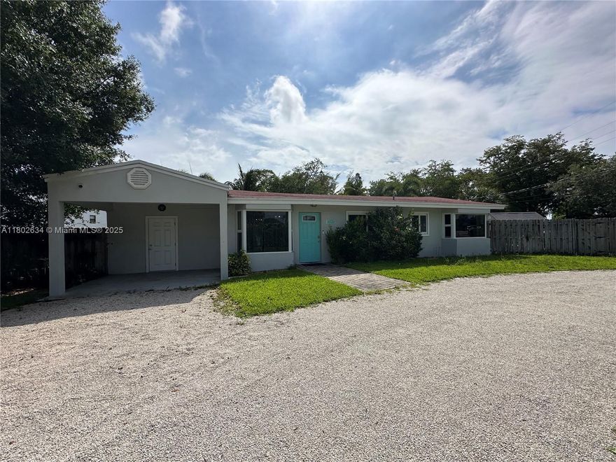Remodeled, furnished home with tile floors, stainless steel kitchen appliances, washer and dryer, heated swimming pool, and plenty of parking.  Corner house with fenced, furnished patio ideal for entertaining.  Las Olas Blvd, the New River, and Fort Lauderdale's main beach are within short distance.  This house is hurricane ready with a fairly new roof and impact windows. The house is also equipped with an alarm and camera system.  Rent includes landscaping and pool maintenance.  Fast approval since there is no HOA.  The house can be rented FURNISHED or UNFURNISHED.