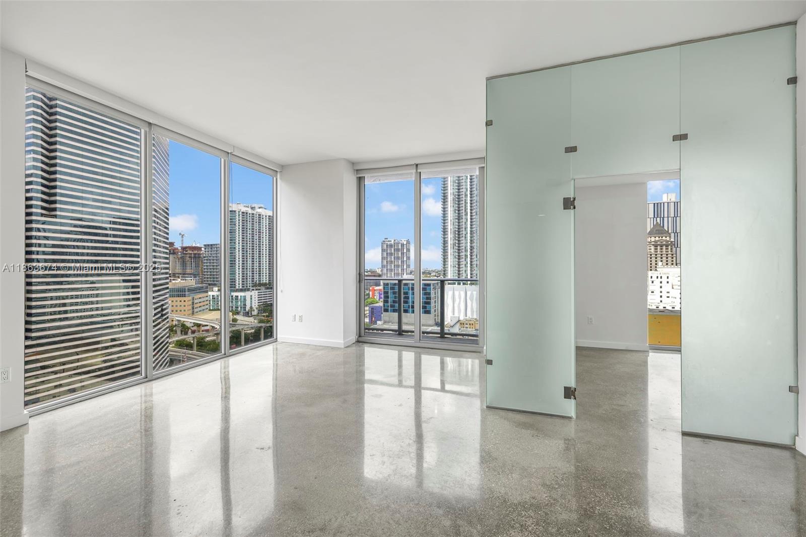 Experience urban living in this elegant 2-bedroom, 2-bathroom condo at Centro. Enjoy breathtaking city views from a spacious living area with large windows. The modern kitchen features stainless steel appliances and granite countertops, perfect for everyday meals and entertaining. The bedroom offers a serene retreat with ample closet space. Building amenities include a state-of-the-art fitness center, a rooftop pool with panoramic views, 24-hour concierge service, and secure parking. Live in the heart of downtown Miami, steps from top dining, shopping, and entertainment. Schedule your viewing today and make this stunning condo your new home!