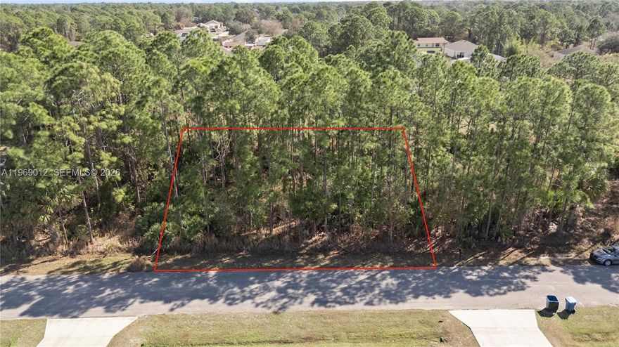 Build your dream home on this spacious 10,019 sq ft residential lot located in the desirable SE area of Palm Bay. Situated in a growing community with easy access to schools, shopping, dining, and major roadways. No HOA allows flexibility to design and build to your vision. Whether you’re looking to build now or invest for the future, this is a fantastic opportunity in one of Brevard County’s expanding neighborhoods. Aerial shots  may show other lots also for sale but main picture shows outlined lot.
OTHER LOTS side by side: A11969338, A11968956, A11969375 Corner Lot Available A11969360