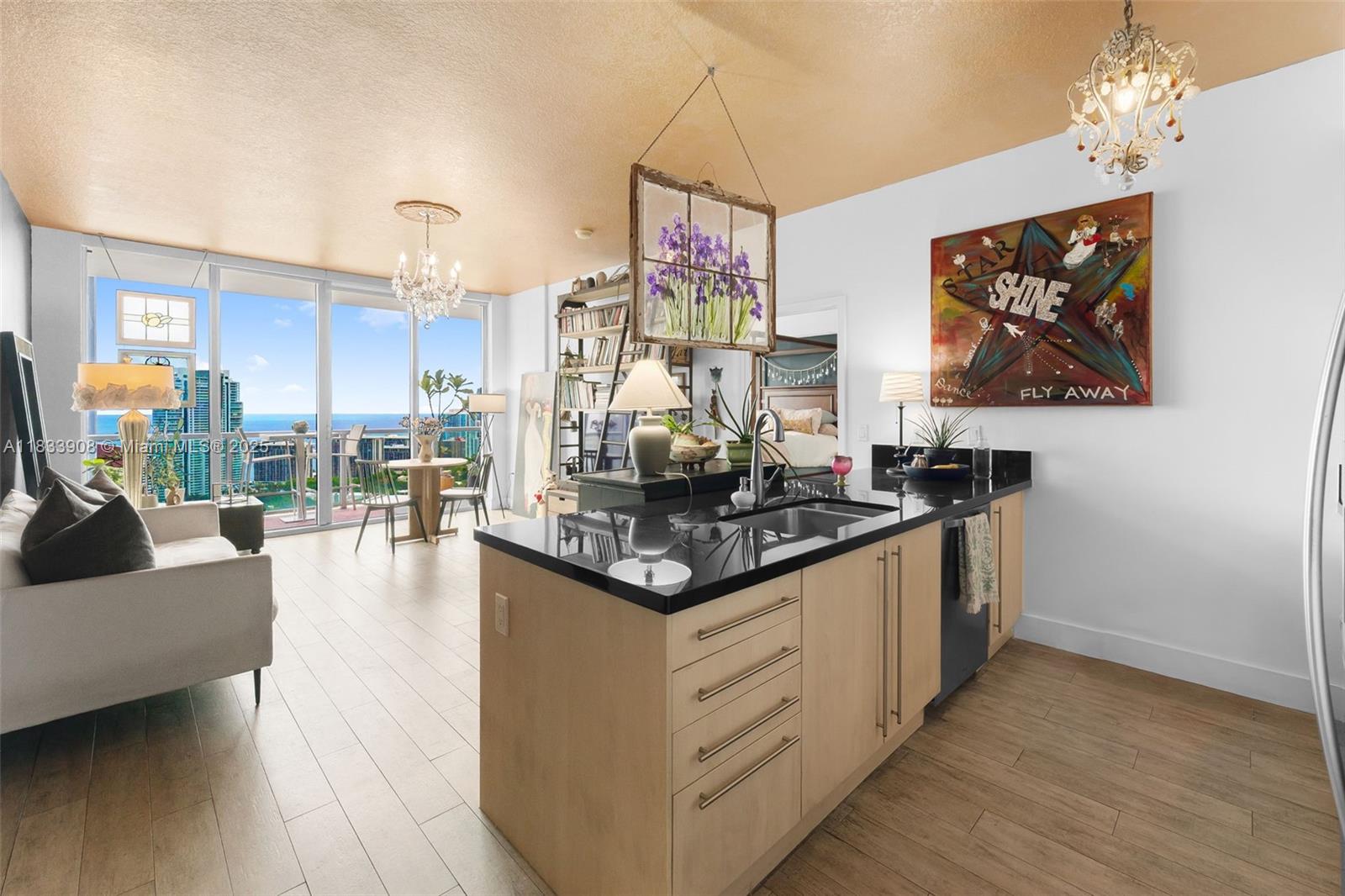 Gorgeous Penthouse 2beds & 2baths Unit with Fabulous Unobstructed Panoramic Ocean and City View with 2 Parking Spaces and Oversized Balcony. The condo features stainless steel appliances, granite counter tops, upgraded light fixtures and floor to ceiling windows with private access to the balcony from the living room and both bedrooms. Upgraded Solar Shades in the living room and blackout curtains in the bedroom. Walking distance to Mary Brickell Village and Brickell City Center. Minutes to the Beaches, Coral Gables and Downtown. Luxury amenities include two heated infinity-edge resort-style pools (sunrise-sunset), steamroom, spa, gym, 24 hr Concierge, cabanas, clubhouse, Kid’s playroom, bike storage community room, and picnic area. Luxury building designed by award-winning Arquitectonica.