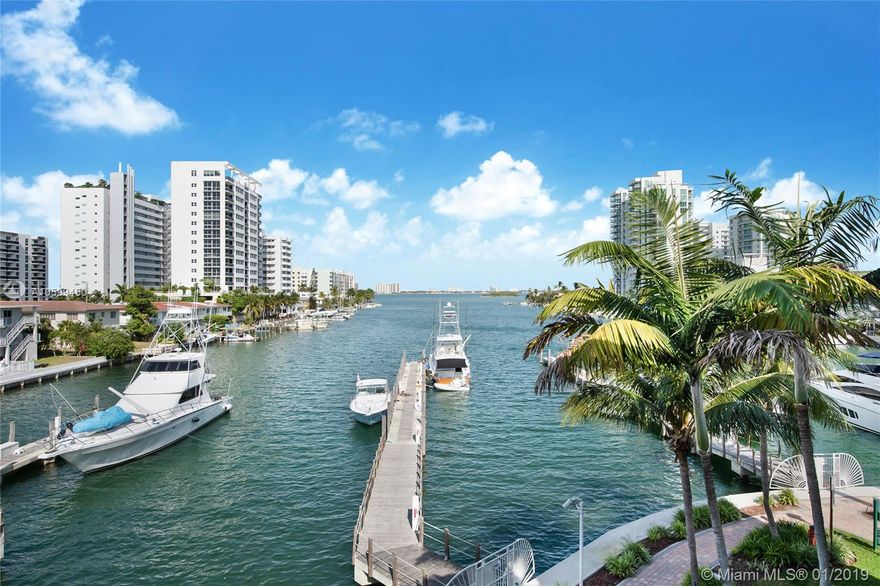 Top floor unit in gated 360 condominium in North Bay Village. Unit is 3 bedroom 2 bathroom with incredible bay views both from living and master bedroom. Unit comes with 2 assigned parking spots and its own storage space. Large terrace facing north. Plenty of amenities in the condominium: 24/7 security at gate, concierge at lobby, 2 pools with hot water jacuzzi, gym and sauna, management at site. Possibility of purchasing boat slip as well( not included in listing price)