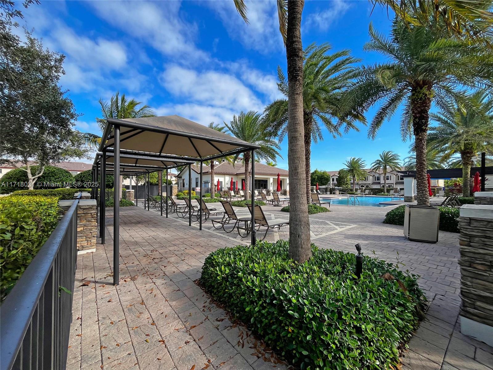 Nice townhouse 2/2.5 for rent at th Gardens Estates at the Hammocks, 2 assigned parking Title floor, nice patio for BBQ .Request credit, proof of income or bank statements.