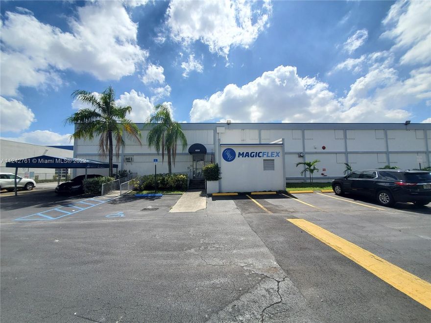 Freestanding Industrial Warehouse in Hialeah for Sale! 30,380 SF Building with 62,152 SF of Land.  +/- 3,000 SF of Office. 4 Dock Level positions.  Fence Yard. 3 Phase Power. and over 5,000 AMPS. 18' Clear Ceiling Height. Over 600 Volts. LED lighting. Roof recently replaced in 2021. Owner Occupied and this Great Business is also Available for additional $1.7MM.  Contact us for more details.