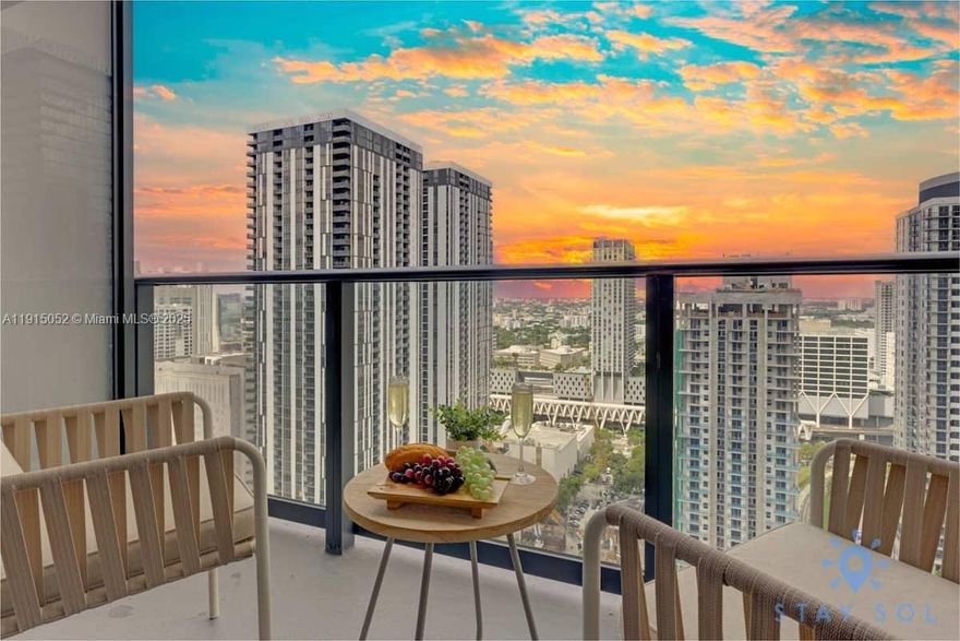 Experience elevated living in this stunning corner unit located in an exclusive 52-story luxury tower in the heart of Downtown Miami. This residence offers a modern layout with open views and access to five-star amenities, including concierge service, valet, state-of-the-art fitness center, spa, pool deck, lounges, entertainment areas, and on-site dining.

The one-bedroom apartment comes fully furnished with contemporary finishes and an in-unit washer and dryer. Price reflects a 12-month lease term. Enjoy a refined, vibrant Miami lifestyle with unmatched comfort and convenience.