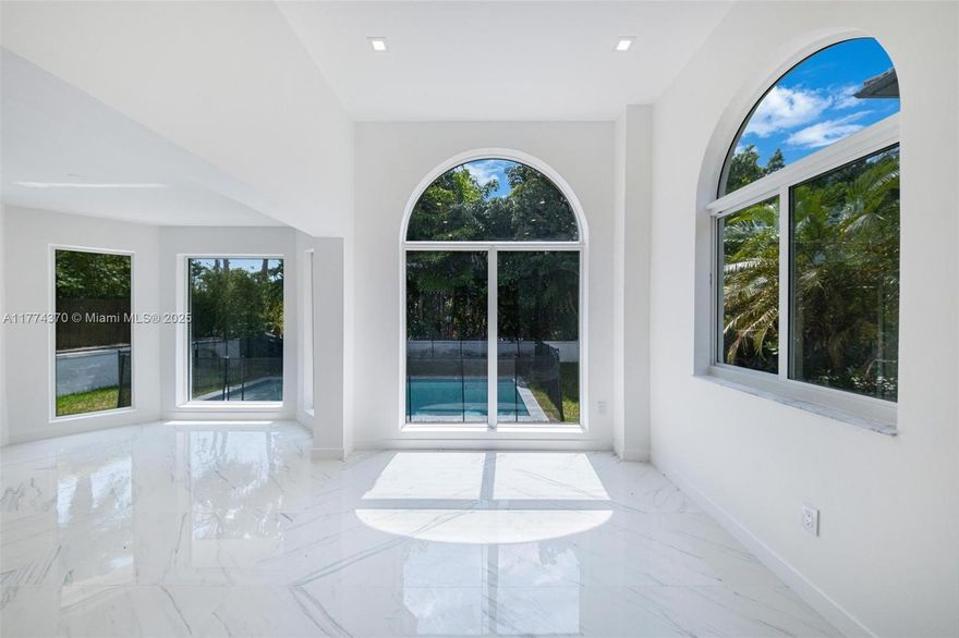 A statement of refined elegance in the heart of Palm Island, this  just renovated exquisite residence at 242 Palm Avenue offers 4 Bedrooms and a seamless fusion of contemporary luxury and timeless design. From the moment of arrival, the grand double-height entrance makes an unforgettable first impression a and abundant natural light.
Inside, imported European wide-plank wood flooring flows throughout the upper level and imported marble downstairs
Every space has been curated with precision: expansive glass doors open to a soon to be lush landscaped outdoor oasis, complete with resort-style pool. Spa-inspired bathrooms, full garage meticulous, details  and bespoke millwork
Positioned on one of the most prestigious and most secure  addresses in Miami Beach, this residence is a rare gem.