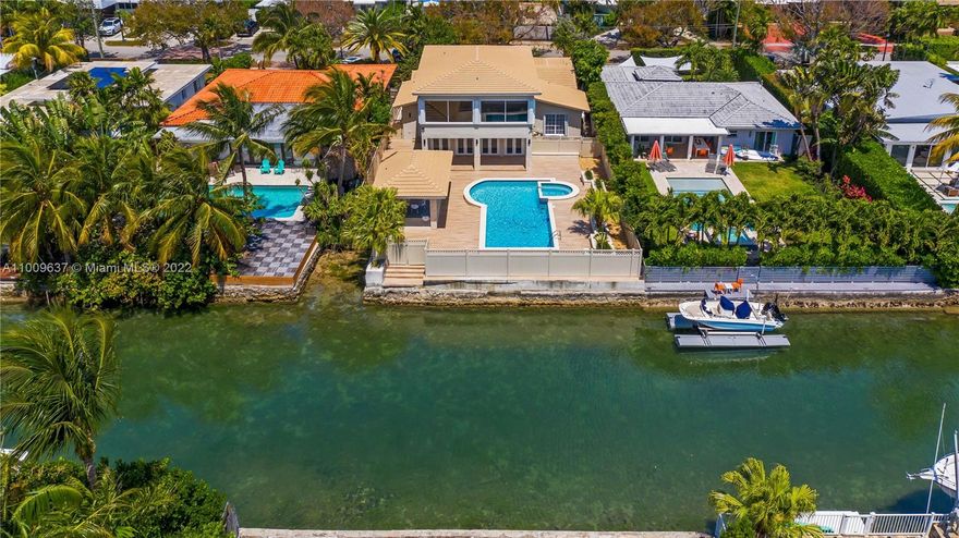 Fall in love with this Biscayne Point waterfront home that pairs South Florida’s quintessential outdoor lifestyle with luxurious details. Superior craftsmanship are defined throughout this home where every detail of this residence has been meticulously reimagined. Family gather & friendships bloom in seating vignettes ideal for conversation & camaraderie. The entire second floor is a private sanctuary for the homeowner. With a whirlpool tub, a luxuriously furnished washroom, & mesmerizing water views, the second bedroom can be used as a home office, nursery, or spa. Boating enthusiasts will  appreciate the quiet and tranquil waterway. Lounge in the generous salt water pool after a day of sailing. Experience the perfect mix of indoor-outdoor living in your own private oasis.