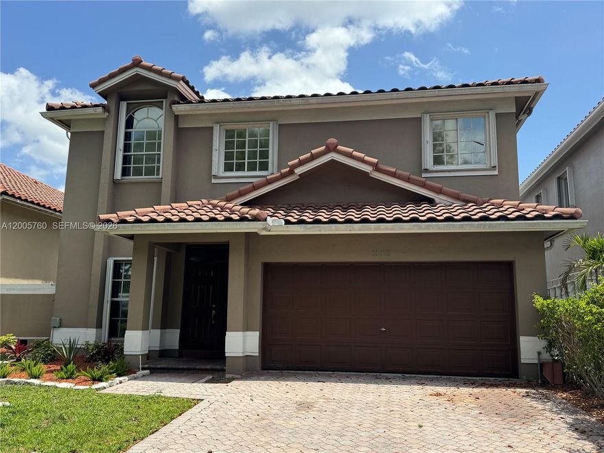 Stunning lakefront pool home in the highly desirable Three Lakes community! This bright and spacious 4-bedroom, 2.5-bath residence features high ceilings, abundant natural light, and over 2,500 sq ft of living space. Enjoy a modern kitchen with granite countertops and stainless steel appliances, plus freshly painted interiors. The oversized master bedroom offers a private open balcony, perfect for relaxing. Step outside to your private backyard with pool and breathtaking lake views—ideal for entertaining or unwinding with no rear neighbors. Additional features include a 2-car garage plus parking for 2 more vehicles on the paver driveway. Prime location near top-rated schools, shopping, and the Miami Zoo. No association approval required for fast move-in. Easy to show—this one won’t last!