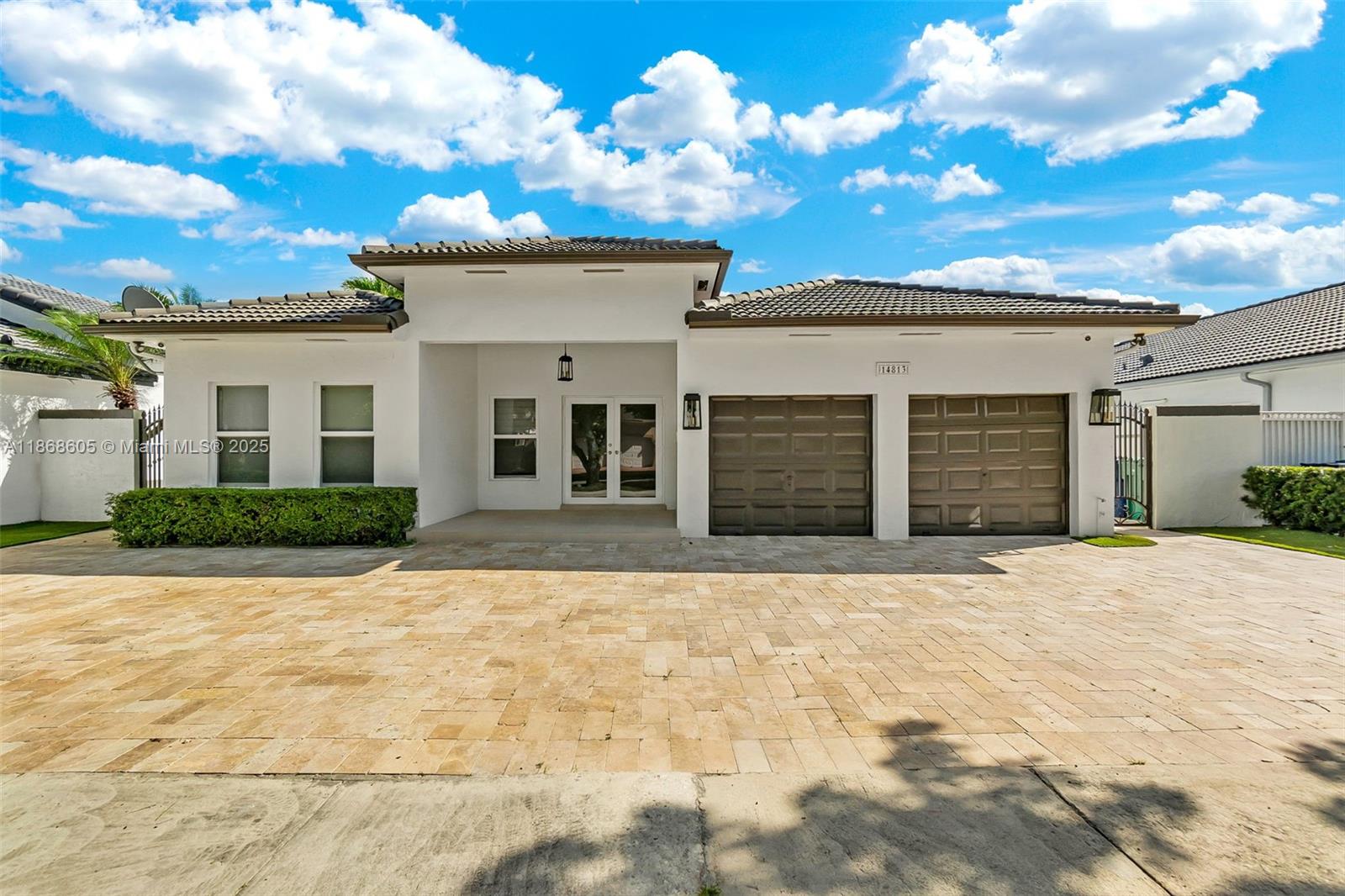 Welcome to this rare opportunity to rent this elegant Miami Lakes pool home with 4 bedrooms/2 bathrooms.
This gorgeous home features an outdoor travertine terrace with a pool, jacuzzi, full outdoor summer kitchen,
artificial grass throughout, and exterior surveillance systems. This home also features a large travertine driveway
and a spacious garage to organize your vehicle & storage needs. Inside the home you'll find charming chandeliers, porcelain floors, beautiful bathrooms, elegant kitchen including stainless steel appliances, laundry room including washer & dryer, impact windows & doors with setup security alarm systems, and a built-in wood cabinetry office. This homes rental price will include pool maintenance, landscaping maintenance, Water & Garbage, and is small pet friendly