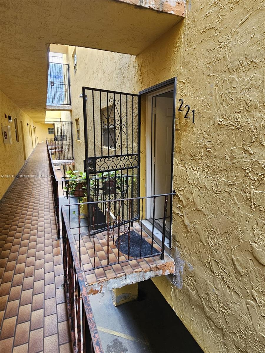 Fantastic location, minutes from the Palmetto Expressway, two minutes away from Westland Mall Shopping Center, Home Depot, and within walking distance of many other stores. Very nice and quiet neighborhood. Tiled through, featuring a double balcony with lots of light, washer & dryer hookup inside unit. Gated community, pool, domino recreational area, and party/event salon. EASY TO SHOW!!. AVAILABLE JULY 1st.