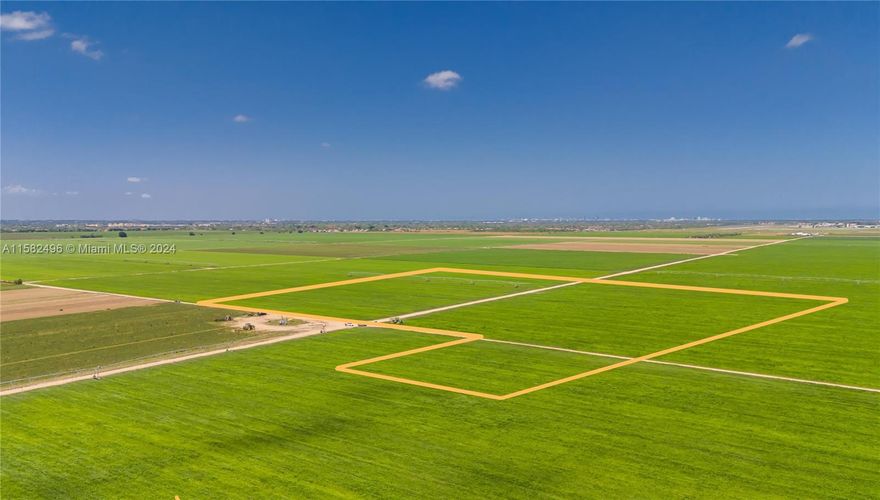 Here is your land opportunity to buy approx. 29 acres for $130,000 per acre! Located just west of Tamiami Airport. This is the perfect blank slate to make your own. Potential for agricultural endeavors, custom home building, and developing.