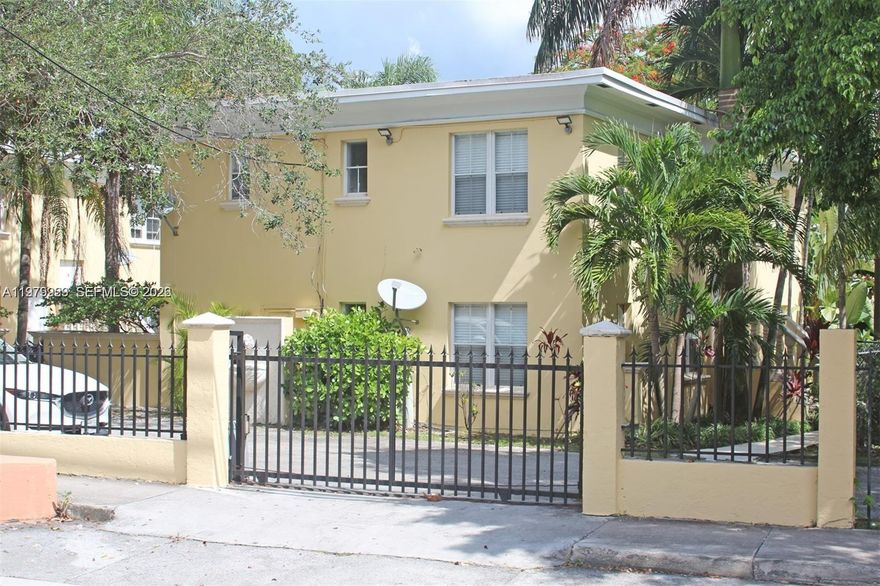 Beautiful 2/1 garden apartment in the heart of Coconut Grove. Property is totally renovated. Updated spacious kitchen, and appliances. New flooring throughout the unit, with new recessed lighting in every room. Newly renovated bathroom with frameless glass door shower, and a beautiful vanity & sink. All new fixtures. Central A/C and central heating. Spacious closets for storage. Gorgeous landscaped backyard, with lots of sitting areas. Pet friendly building. The shared backyard is huge for all residents to use, and includes BBQ area. Also, a shared laundry room with commercial size machines. Gated parking for one car, and plenty of additional free street parking in the front of the building. Minimum 12 month lease agreement.