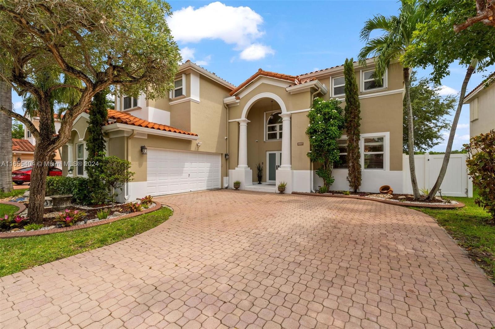 ONE OF THE LARGEST FLOOR PLANS IN NAUTICA - FEATURING 5 BEDROOMS, INCLUDING TWO MASTER SUITES, AND 4 FULL BATHS *COMPLETELY RENOVATED KITCHEN WITH QUARTZITE COUNTER TOPS, STAINLESS STEEL ViKING APPLIANCES, SOFT CLOSE CABINETS W/ LOTS OF STORAGE SPACE * NEWER A/C UNIT * 12 TB HARD WIRE CAMERA STSTEM MOUNTED THROUGH OUT WITH CABLE MANAGEMENT*NEW PORCELAIN 12 x 59 INCHES,1/32 INCH GROUT UNIFORMED FLOORING THROUGHOUT HOME WITH SPECIAL WHISPER MATT AND SOUND BARRIER *FULLY RENOVATED MARBLE BATHS, EXTENDED PATIO *HOME THEATER BUILT IN SPEAKERS 6 INSIDE & 2 OUTSIDE *COPPER PIPING REPLACED WITH UPNONOR PEX*PLENTY OF SPACE FOR ENTERTAINING*RELAXING WATER VIEW*24 HR GATED COMMUNITY * RESORT STYLE AMENITIES
*NO ASSOCIATION APPROVAL *est $365K IN RENOVATIONS * POOL CAN BE BUILT ON PROPERTY
12X24
