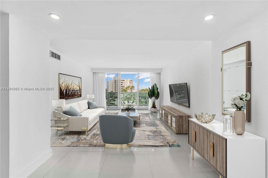 Stunningly renovated 2 bedroom featuring a contemporary open concept design with high-end appliances. Abundant closet space and elegant porcelain floors. Enjoy the proximity to the beach, Hallower Park, Bal Harbor Shopping, Aventura Mall, and Miami Beach. The lobby has been tastefully renovated, offering a modern welcome. Partial ocean views. Resort-style amenities such as tennis courts, a heated pool, jacuzzi, sauna, on-site cafe/restaurant, well-equipped gym, and convenient valet service. Experience the luxury living in this coastal gem. Basic cable and Internet included on the HOA. Unit comes with a storage on the same floor. Registered second car can be parked on the 3rd floor at no charge.