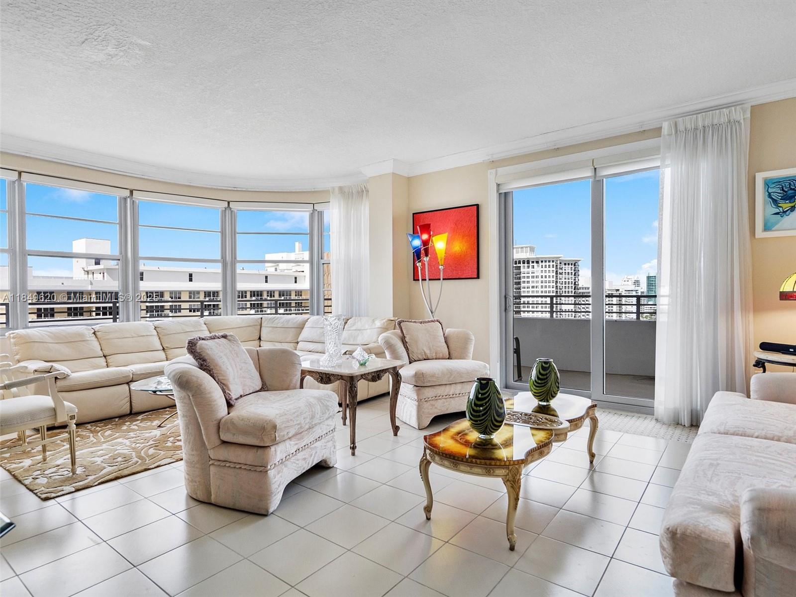 Stunning 1-bedroom,1-bathroom condo fully furnished and ready to move in. Available for 6-months or 1yr rental. Ocean Front Building with Beach Access, amenities :Exercise room, valet parking, beach service for chairs and umbrellas complimentary to residents. 1- Assigned parking space included. Water and Basic cable included. Completely updated spacious Balcony with spectacular City views. Building undergoing 50 Year Re- Certification. Pool is currently under construction completion estimated for early 2026. Miami Beach Millionaire Row close to Bal Harbour, Downtown.