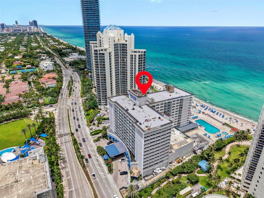 Turnkey investment in Sunny Isles Beach! This oceanfront studio at The Aventura Beach Club is fully furnished and ready to generate immediate rental income. Short-term rentals are permitted, creating strong income potential year-round with high demand from vacationers and business travelers alike. Guests enjoy direct access to the beach, oceanfront pool, fitness center, on-site shops and restaurants, valet parking, and 24/7 security — all in a resort-style setting. Conveniently located near Bal Harbour Shops, Aventura Mall, and world-class dining and entertainment, this property offers the perfect blend of lifestyle and investment opportunity.