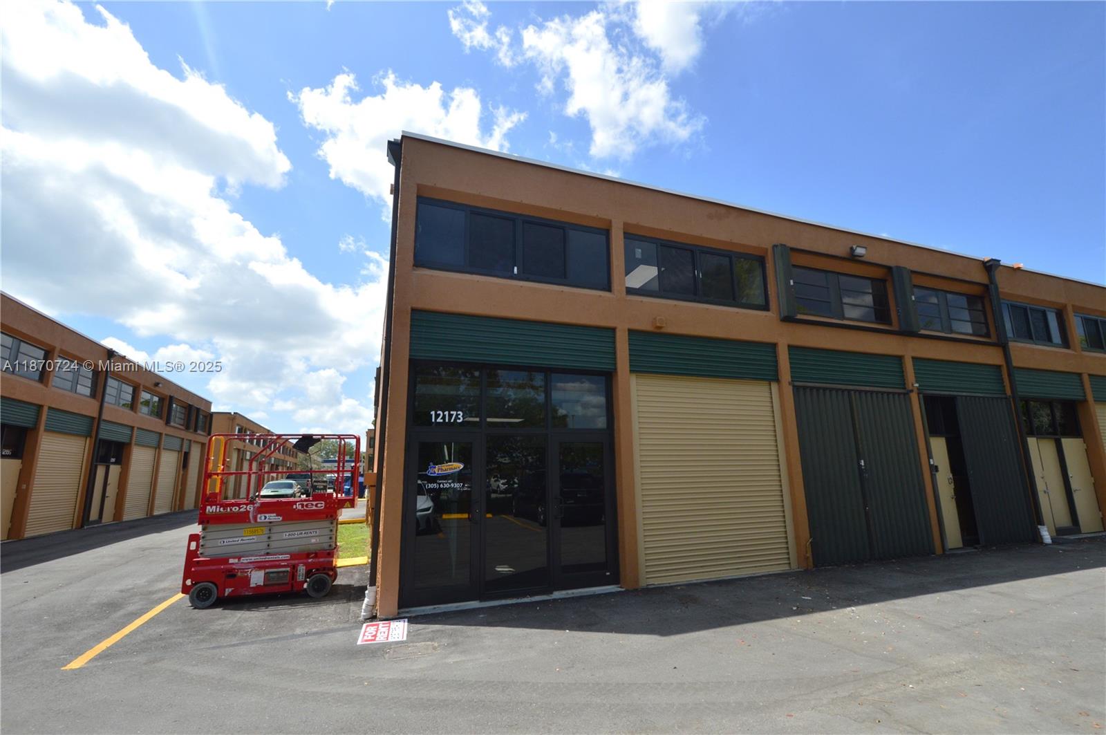 This vacant 930 +/- SF office/warehouse condominium offers an excellent opportunity for businesses not involved in mechanics, manufacturing, painting, tire sales, food service, or construction. Zoning is light industrial. The updated corner unit boasts all new hurricane/impact doors and windows, convenient access to the Turnpike and features two floors, each with its own entrance. Additional highlights include one loading door, sunlit offices on the second floor with one restroom on each floor. Per owner measurements, space is 930+/- SF. Showings must be arranged through the listing agents.