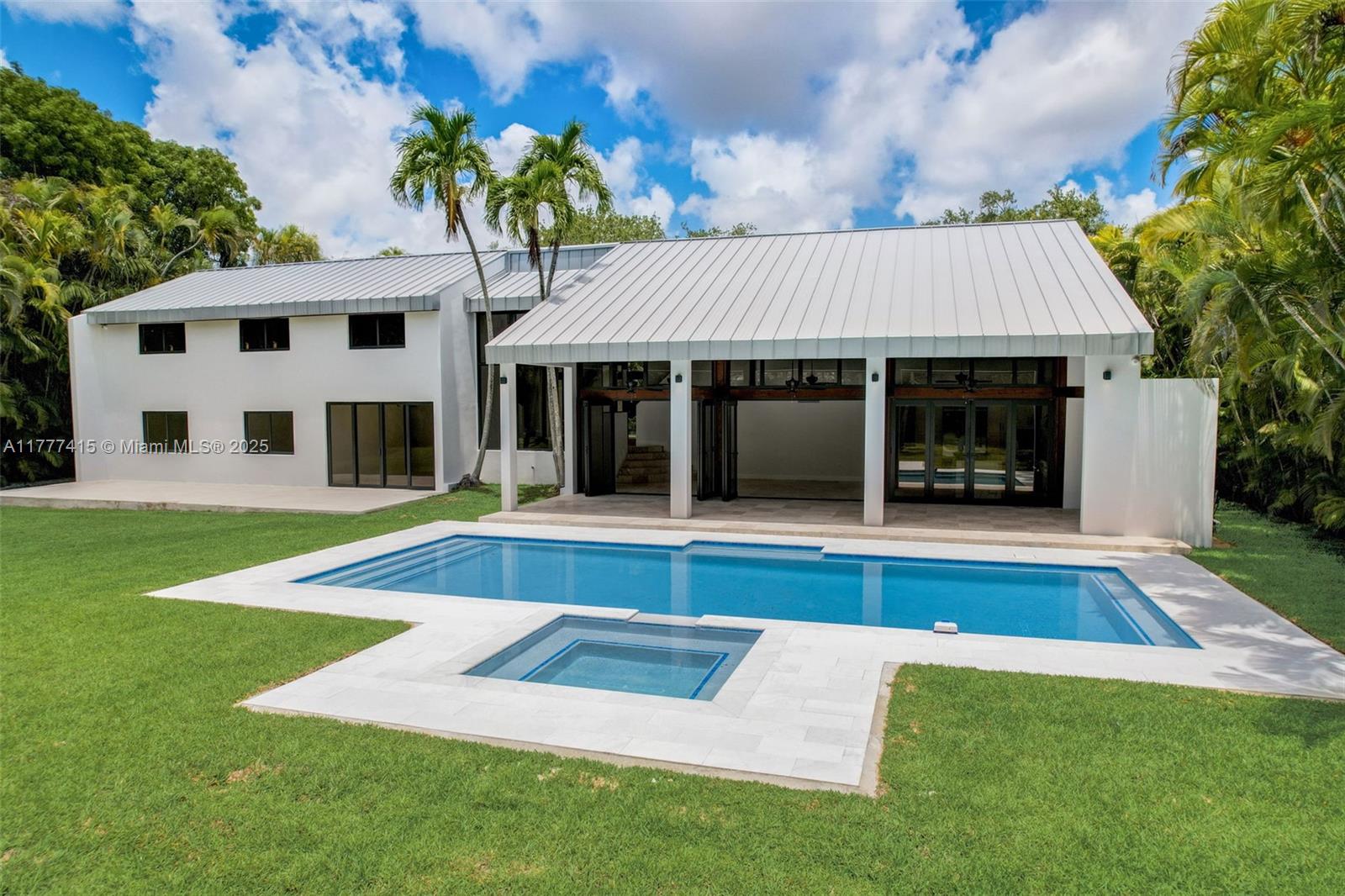 Discover this stunning, architect-designed California mid-century modern gem, ideally situated near top-rated schools, parks, shopping, and dining. This thoughtfully updated 3-bedroom, 3-bath home features a spacious loft and a flexible den—ideal as a 4th bedroom or office. Recent upgrades include a sleek aluminum roof, custom glass folding patio doors, and a redesigned pool with a sprawling backyard perfect for entertaining. Inside, solid oak and travertine floors add warmth and style, while the chef’s kitchen features quartz countertops, a waterfall island, and high-end Viking appliances. With quick access to major highways and city hotspots, this home offers the perfect blend of timeless design and modern comfort. Schedule a private showing today! Seller is Motivated!
