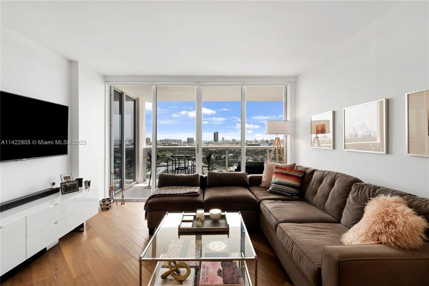 Nestled within the prestigious Sunset Harbor community, this extraordinary residence promises an upscale lifestyle and an unparalleled living experience! Spacious 2BD/2BA with RARE Floor-to-Ceiling windows in the Bedrooms and Living area, lots of natural light, NEWLY RENOVATED Chef Kitchen, gorgeous wood floors, assigned parking space, and a large balcony accessible from all rooms. Stunning Ocean views of Miami Beach with unbeatable Sunrises. Full-service building includes pool, hot tub, sauna, gym. Amazing neighborhood with the best local restaurants (Barceloneta, Lucali, Pub Belly Sushi, Sushi Garage and more!), supermarkets (walk to Publix, Fresh Market, Trader Joes), gyms, yoga studios, and boutiques are just a few steps away. Full-service yacht club onsite.