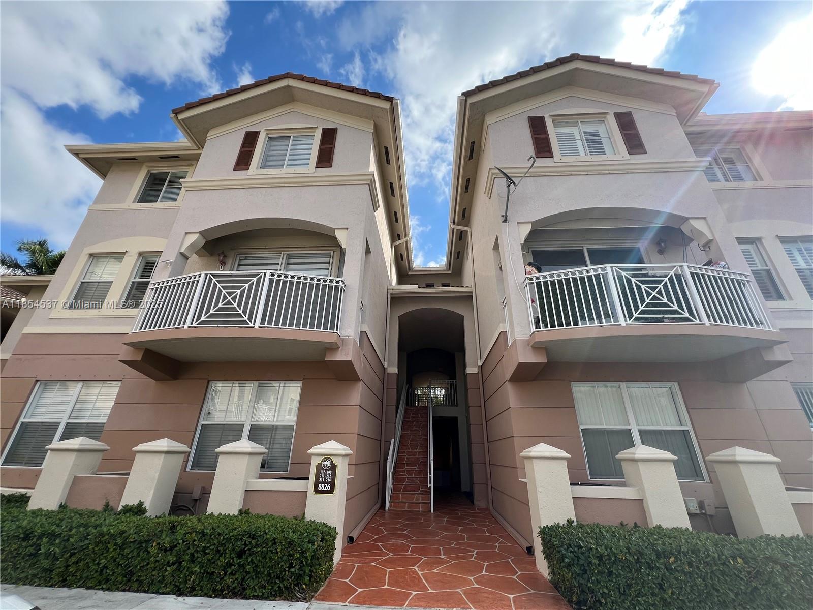 This spacious 3-bedroom, 2.5-bath condo has been fully renovated for modern comfort and convenience. It offers generous closet space and a private balcony perfect for relaxing outdoors. The community includes top-tier amenities: three pools, a clubhouse, fitness center, and ample guest parking. Ideally located near the 826 and 836 expressways, just minutes from Miami International Airport, Downtown Coral Gables, and Dolphin Mall. Restaurants and shopping are within walking distance.