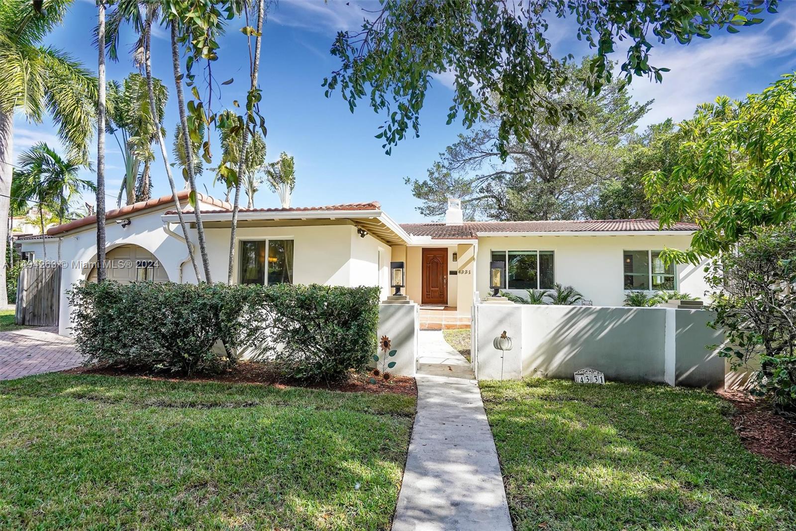 Property for Sale at 4331 Alton Rd Rd, Miami Beach, Miami-Dade County, Florida - Bedrooms: 5 
Bathrooms: 4  - $2,350,000