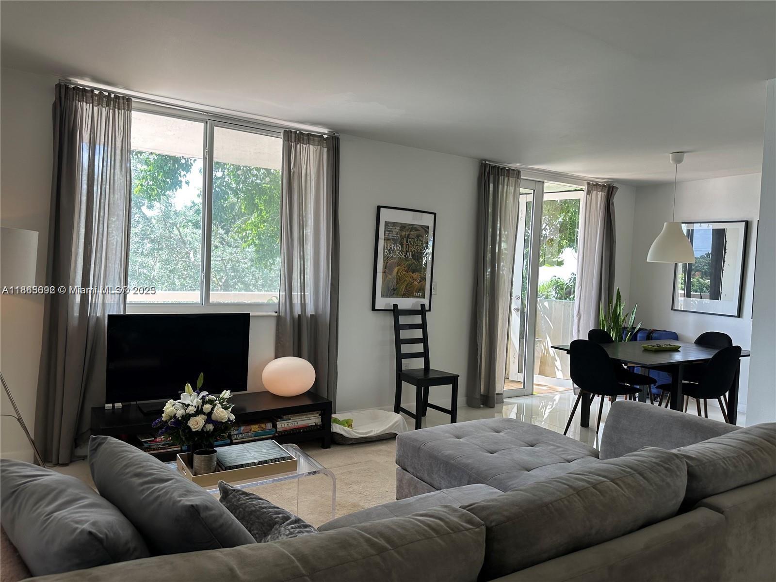 Amazing 2 bedroom 2 bath unit on the 3rd floor of the building facing the greens. Building is located at a very specious, quite and safe street. It is also walking distance to the beach and close to shops & restaurants, dog park in Miami Beach. Building has a gate with security code entrance system. Unit has a washer and dryer in the unit. Unit also comes with 1 assign parking which is a big plus in Miami Beach area. Unit has brand new impact windows.