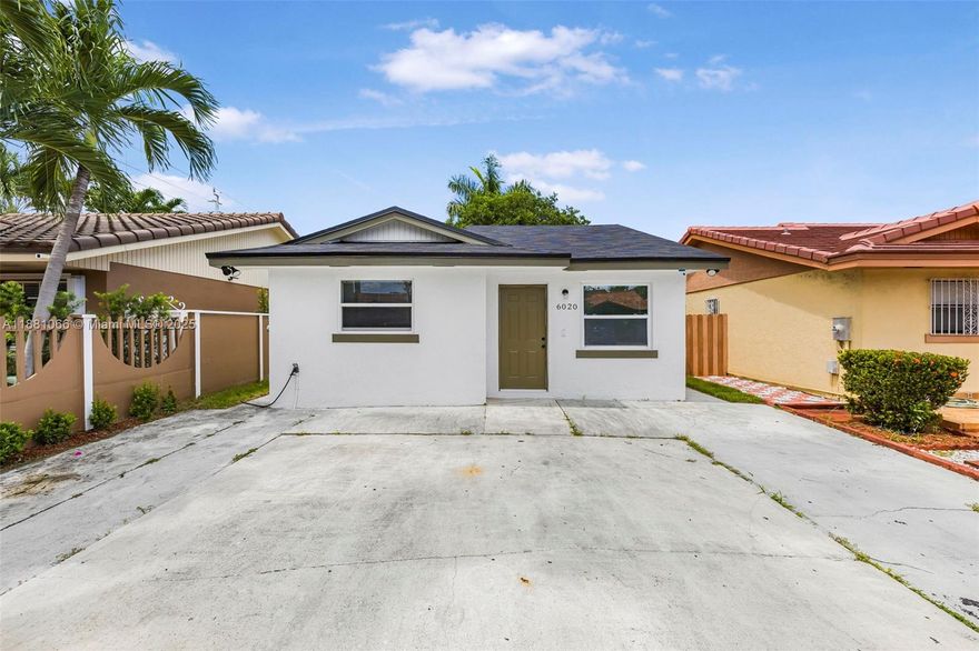 Gorgeous 2BR/1BA Hialeah Home – Fully Renovated, Move-In and Relax - 

Rarely available, this two-bedroom, one-bath gem sits on a quiet, tree-lined street. Fully remodeled with fresh interior/exterior paint, new plumbing and electrical, luxury Spanish tile floors, and vaulted ceilings.

The modern kitchen features wood cabinetry, quartz countertops, and stainless-steel appliances are included. The bathroom has contemporary finishes.

Spacious backyard perfect for entertaining or gardening. Prime location across from Bucky Dent Waterpark which is a 25-acre park with swimming pools, 30 ft waterslides, sports fields, a recreation center & gymnasium. Close to restaurants, shopping, schools, banks, and expressways—all with no HOA! Send offers to agent email.