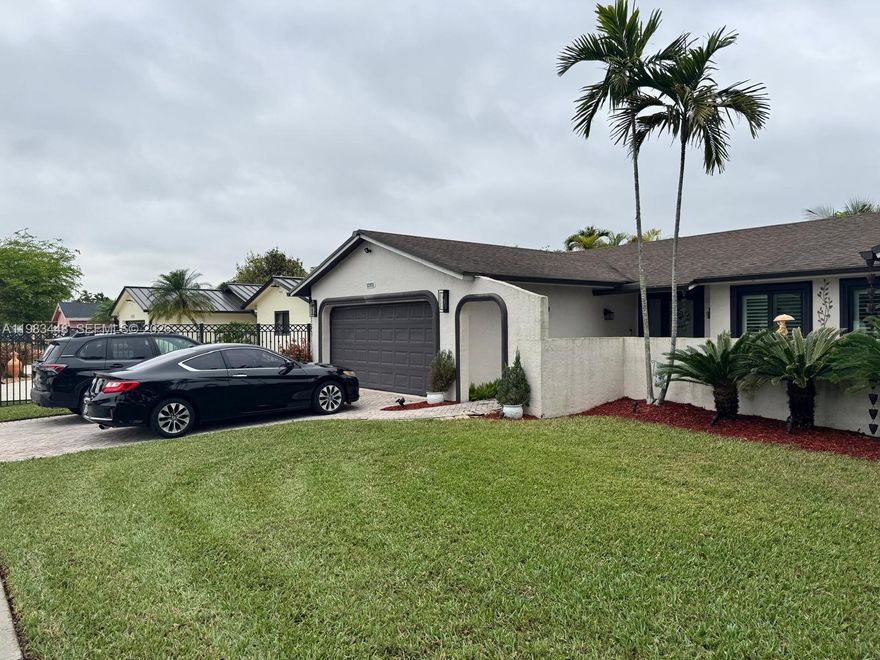 Beautiful, bright, and well-maintained one-story home located in the highly sought-after Shores Calusa community in Kendall. This spacious property features 4 bedrooms, 2 bathrooms, approximately 1,930 square feet of living space, and sits on a generous 7,500 sq ft lot.

The home offers a modern, open-concept kitchen with plenty of room for cooking and bake. Impact windows and doors are installed throughout, providing both security and energy efficiency. The expansive primary suite includes a large walk-in closet and a beautifully designed bathroom.

Step outside to a private backyard oasis featuring a stunning saltwater pool and spa—perfect for relaxing or hosting guests.

Ideally located near top-rated schools, shopping centers, Publix supermarket, great restaurants, public transportation, and just minutes from Baptist Hospital. The A/C was installed in 2022 and the roof in 8/ 2020

No HOA.

This is a truly exceptional property to call home—your clients will fall in love!

Easy to show.