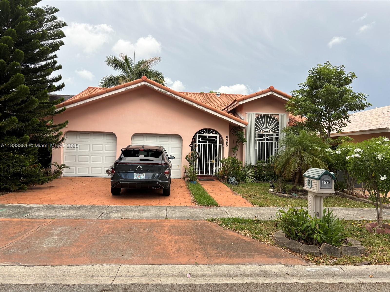 Excellent opportunity to make this beautiful home built in 1992 and with a new tile roof in 2017. Cozy remodeled kitchen facing atrium and a comfortable family room with access to the permitted screened terrace overlooking a cozy natural flora patio/yard. Double car garage with laundry inside and side door. Front Impact door, all other doors and window have Hurricane Accordion Shutters for protection. Open area for Living and Dining rooms. Great location.
Showings will commence on July 12th. Strictly by appointment.