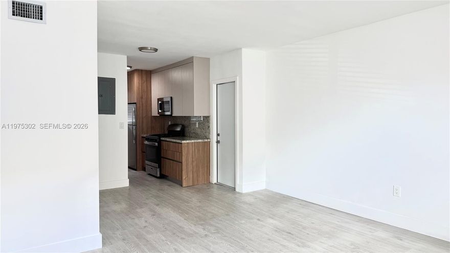 Spacious and bright 2BR/2BA unit in desirable South Beach location. Upgraded interior with open living/dining area and abundant natural light throughout. Features include CENTRAL A/C and in-unit WASHER / DRYER. Offered unfurnished. Prime location just a short walk to the beach and steps from grocery stores, shopping, restaurants, and cafés. Pet friendly.