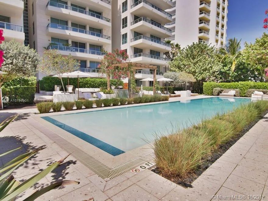 Tranquil, Intimate & Extraordinary 5-Star oceanfront boutique bldg. "Award winning" Ocean House in South of Fifth neighborhood is an exclusive enclave of only 18 residences. Feel pampered w/ white glove butler/concierge serv., billiards rm w/ bar, wine rm, oceanfront pool, fitness center, security, spa & more! This designer decorated 4B/4.5BA + office, offers 3463 SF of luxury w/ private elevator access & all the latest upgrades.  Enjoy breathtaking direct ocean, beach & city views from 3 large balconies.