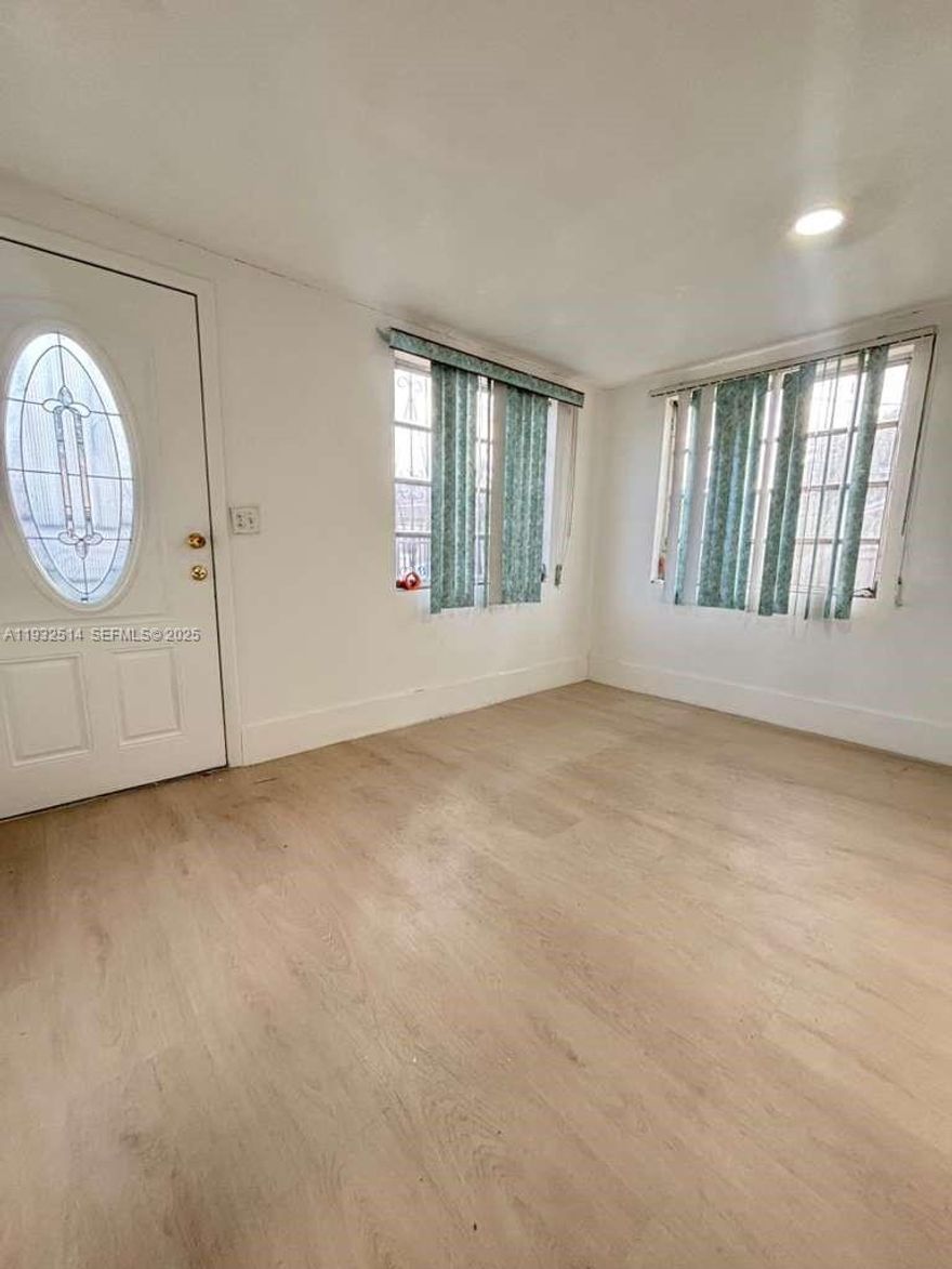 Recently remodeled 3-bedroom, 1-bathroom home located in the heart of Allapattah. This spacious residence offers a bright living and dining layout, modern updated finishes, and a family-friendly floor plan. Centrally located with easy access to shopping, dining, major roads, and public transportation.

All utilities included: water, electricity, yard maintenance, and trash.
No smoking.
Pet fee: $100.

Move-in ready and available now a great opportunity for tenants seeking space, convenience, and value in a prime Miami location.
