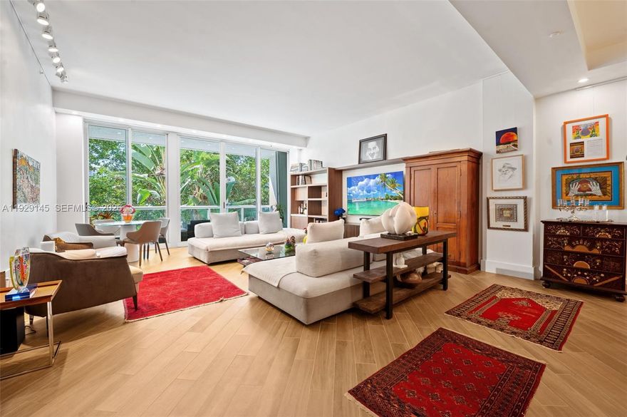 Stunning 3-story, 3,800 sq ft renovated townhouse offering an exceptional blend of modern luxury and architectural sophistication. This 3BR/3.5BA residence features beautiful porcelain flooring, soaring high ceilings, and a breathtaking atrium that floods the home with natural light. A newly installed private in-unit elevator provides effortless access to every level.
The home includes a versatile painting studio/office, extensive custom built-ins, and gallery-style art hanging systems throughout. The gourmet kitchen is fully updated with new appliances and premium finishes, perfect for both everyday living and entertaining.
Located in a resort-style community with unmatched amenities: clubhouse, on-site restaurant, beach service, heated pool, tennis and racquetball courts, and more. A rare offering combining space, style, and incredible lifestyle amenities—move-in ready and truly one of a kind.