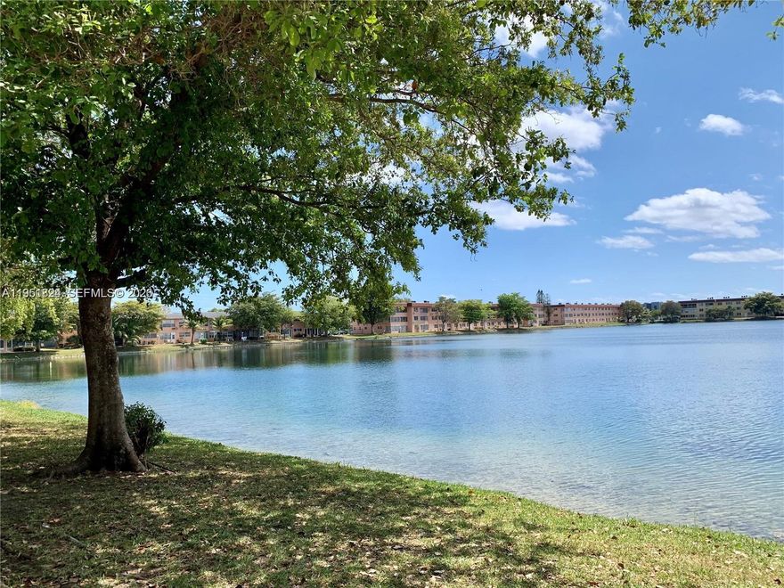Charming and peaceful lakefront 1-bedroom, 1-bath condo located in the desirable Star Lakes community of Miami. Enjoy tranquil lake views directly from the living area. The unit features generous closet space, a spacious bedroom, well-appointed bathroom, and a functional kitchen. Ideally situated with easy access to I-95, the Turnpike, and SR-441, and close to dining, shopping, and houses of worship.