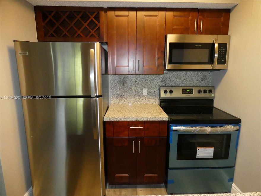 Renovated 1BR/1BA condo in the gated Community Sun Vista Gardens, Quick approval process available! Features porcelain plank tile throughout, full-size in-unit washer/dryer, spacious walk-in closets, and relaxing screened patio. Community amenities include resort-style pool, Jacuzzi, fitness center, tennis courts, and gated security. Prime Tamarac location near Rock Island & Commercial Blvd, Florida Turnpike, local colleges, parks, and shopping. Pet-friendly — all sizes and breeds welcome. Water & trash included.