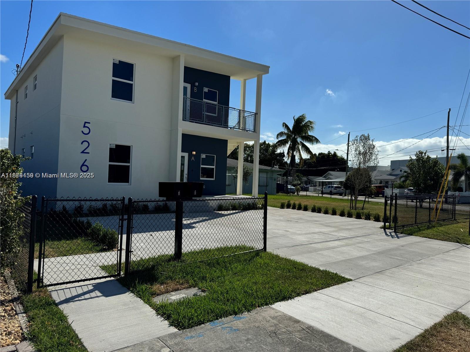 HALLANDALE BEACH NEW CONSTRUCTION CORNER DUPLEX! Built in 2023, NO HOA, this rare find offers two spacious 3BR/2BA homes with modern kitchens, SS appliances, sleek baths, impact windows, central A/C & private laundry. Enjoy gated parking, extended driveway & private backyard. Each unit has separate water & electric meters; Unit A comes fully furnished, ready to rent! Just 3 blocks to new Hallandale Beach Shopping Center & minutes to beaches, Aventura Mall, Brightline, Hard Rock, FIU, I-95 & 2 airports. In an Opportunity Zone, perfect for long-term tenants or high-demand short-term rentals (Airbnb/VRBO) or you can live in one unit and rent the other one. A true turnkey income property!