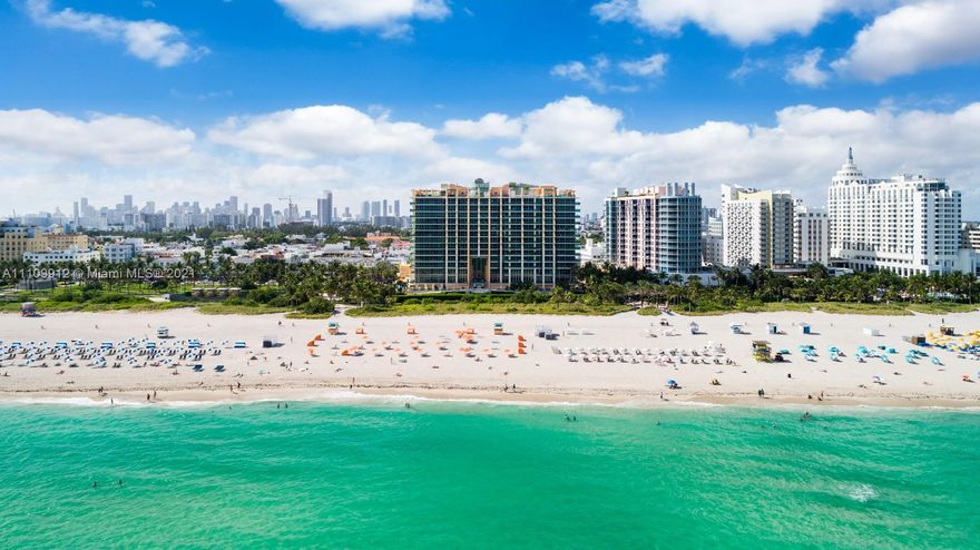 Stunning direct ocean views from this magnificent 3 bed / 4.5  bath corner residence at the prestigious Il Villaggio Condominium in Miami Beach. Enjoy your own private elevator w/ foyer entry, Italian cabinetry with granite tops and top of the line appliances, marble flooring throughout and his and her master baths. Il Villaggio offers 5-star amenities including pool and beach service, 2 story gym, residents lounge, concierge, free valet for guests, 24-hour guard gated entry and security. *Adjacent unit #1410 is also currently for sale. Both can be purchased and combined to make a full floor masterpiece.